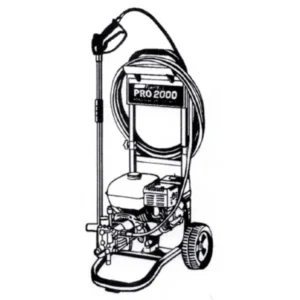 COLEMAN POWERMATE Pressure Washer PW0832000 - Model Identification Image